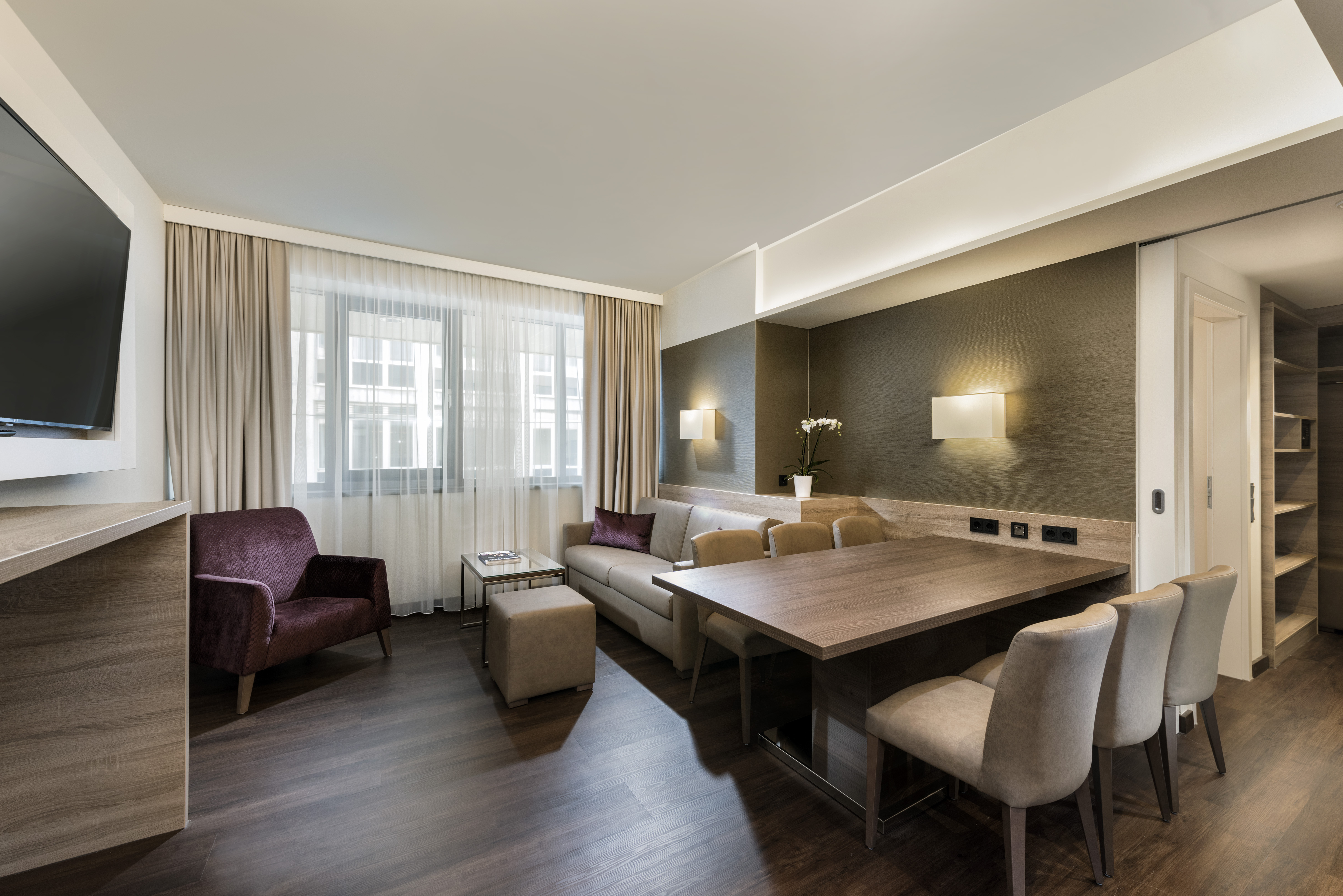 Guest room at the Wyndham Grand Salzburg Conference Centre in Salzburg, Other than US/Canada